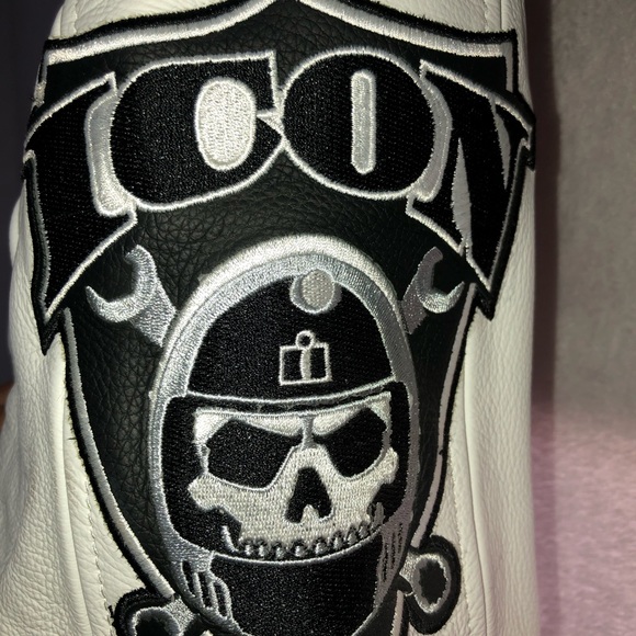 Icon Crest Jacket , Genuine Leather lining, 100% Polyester. New with tags. - Picture 9 of 11